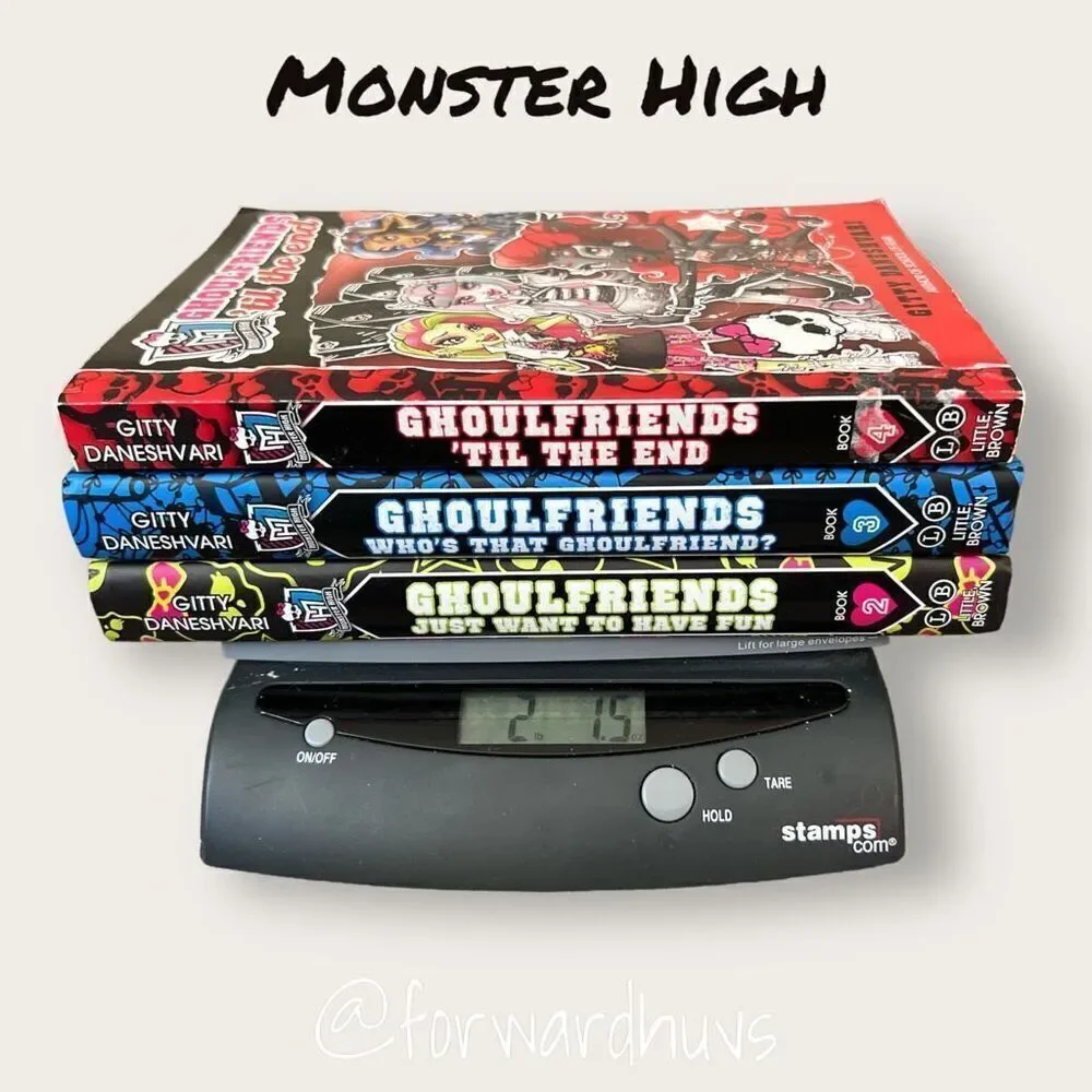 Monster High Ghoulfriends Books 2, 3, 4 by Gitty Daneshvari - Hardcover & Paperb